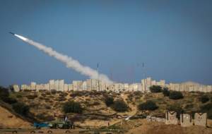 آزمایش موشکی مقاومت فلسطین در نوار غزه