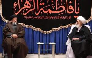رئیسی با آیت الله نوری همدانی دیدار کرد