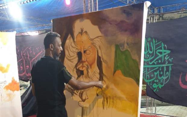 تصویر سازی نقاشان عراقی از حماسه اربعین