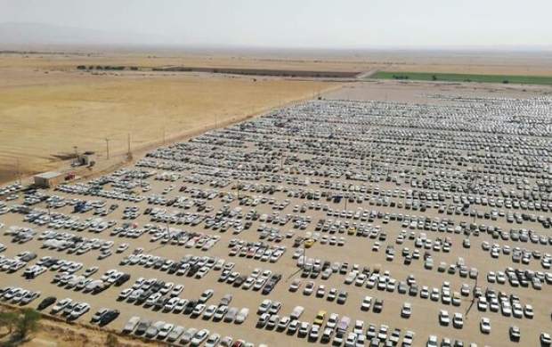 پارکینگ اربعین در مرز مهران خالی شد