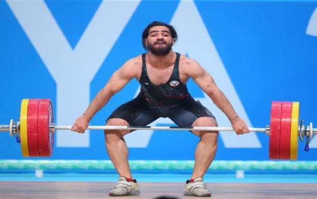 لحظه قدرت نمایی وزنه‌بردار ایرانی در جهان