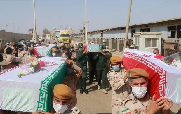 ورود پیکر مطهر ۲۳ شهید دفاع مقدس به کشور