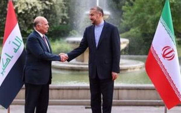 استقبال امیرعبداللهیان از وزیر خارجهٔ عراق