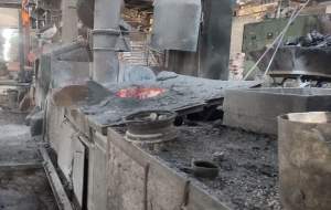 انفجار یک کارخانه ذوب فلزات در قم