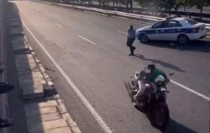 واکنش پلیس به رفتار مامور راهور