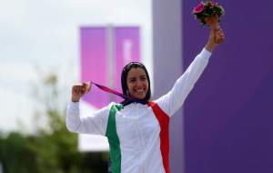 کسب اولین مدال تاریخ دوچرخه‌سواری زنان ایران