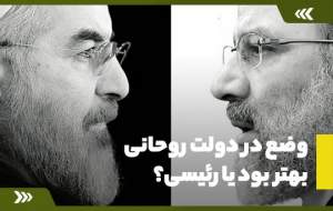 وضع در دولت روحانی بهتر بود یا رئیسی؟  <img src="https://cdn.jahannews.com/images/video_icon.gif" width="16" height="13" border="0" align="top">