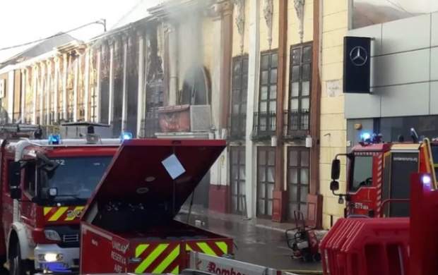 آتش‌سوزی مرگبار در اسپانیا