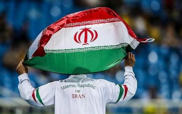 فیلم/ قدرت نمایی پرچم ایران در هانگژو