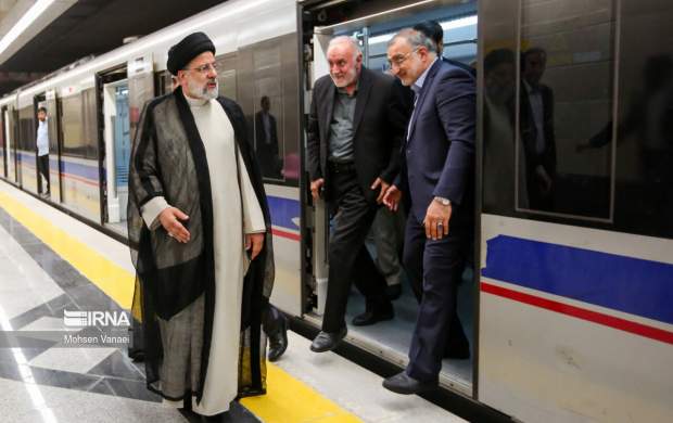افتتاح ۴ ایستگاه مترو با حضور رئیس جمهور