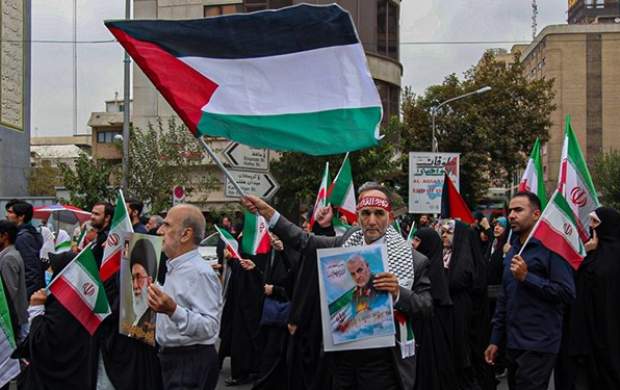 راهپیمایی ایرانیان در حمایت از مردم فلسطین و محکومیت جنایت صهیونیست‌ها/ صدور قطعنامه در حمایت از عملیات طوفان الاقصی