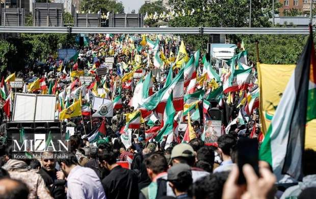 راهپیمایی مردم ایران در حمایت از فلسطین