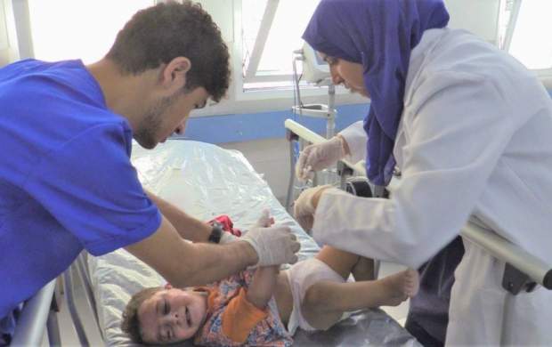 حمله رژیم صهیونیستی به بیمارستانی در غزه/ تل‌آویو هدف حمله موشکی مقاومت +فیلم و عکس