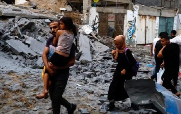 بمباران کلیساهای غزه بعد از حمله به مساجد توسط رژیم صهیونیستی