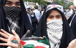 خروش نوجوانان در حمایت از مردم فلسطین