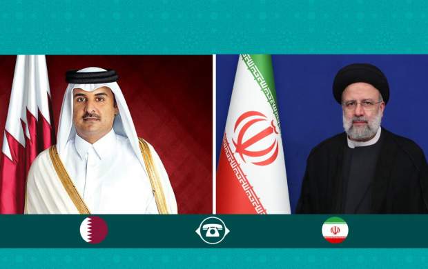 گفت‌وگوی تلفنی رئیسی با امیر قطر/ کشورهای اسلامی می‌توانند ماشین جنگی رژیم صهیونیستی را متوقف کنند