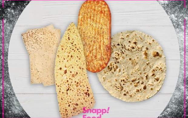 با انواع نان‌های سنتی آشنا شوید +معرفی سرویس اسنپ فود برای خرید آنها