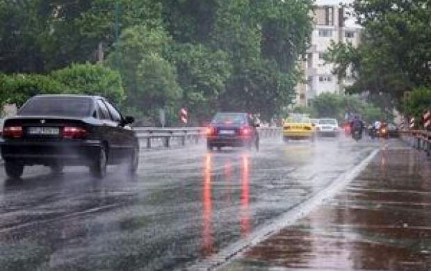 تشدید بارش باران در نقاط مختلف کشور