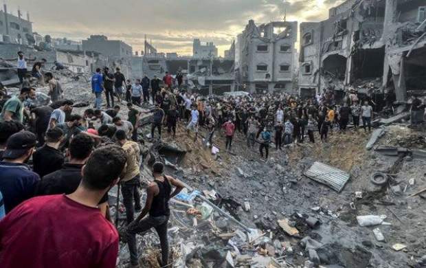 قرائت قرآن جوان مجروح فلسطینی در غزه