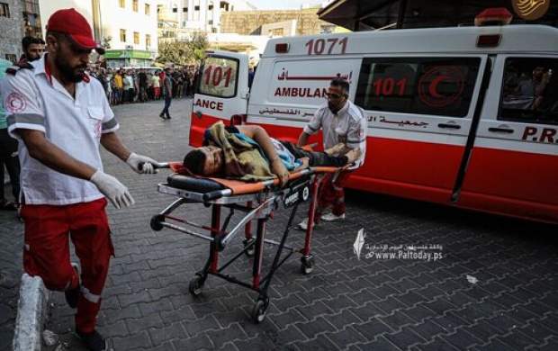 وضعیت اورژانس بیمارستان غزه