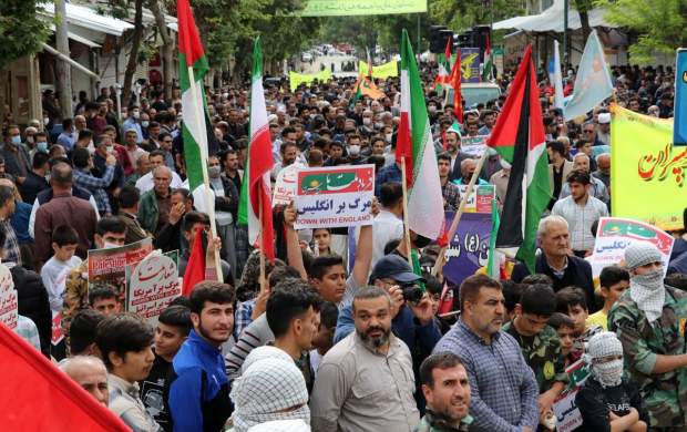 اجتماع باشکوه مردم تبریز در حمایت از غزه
