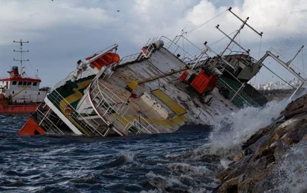 کشتی باری ترکیه در دریای سیاه غرق شد