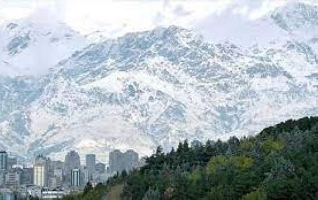 فیلم/ بارش برف در ارتفاعات تهران