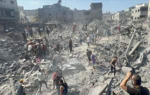 حجم ویرانی‌ها در شمال غزه +فیلم  <img src="https://cdn.jahannews.com/images/video_icon.png" width="16" height="16" border="0" align="top">