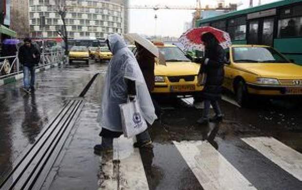 بارش باران تا دوشنبه شب در تهران