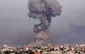 غزه همچنان زیر بمباران صهیونیست ها است
