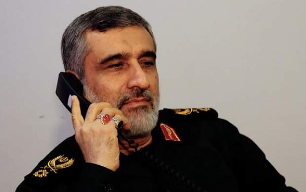گزارش سردار حاجی زاده به سرلشکر سلامی از موشک‌باران تروریست‌ها +فیلم