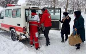 امدادرسانی به بیش از ۶۷۰۰ حادثه‌دیده در برف