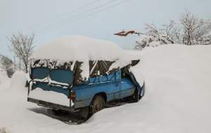 بارش برف و باران در جاده‌های ۲۲ استان