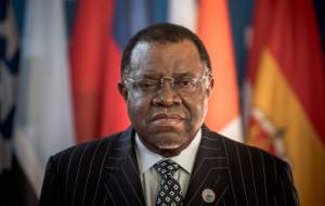 رئیس جمهور نامیبیا درگذشت