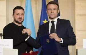اوکراین با فرانسه هم توافق امنیتی امضا کرد