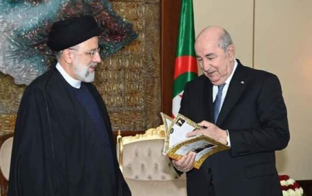 هدیه ویژه رئیسی به همتای الجزایری