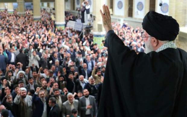 حاشیه‌نگاری از دیدار نوروزی آقا؛ «می‌رسد مژده آزادی قدس از ایران»