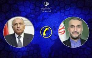 گفتگوی تلفنی وزیران خارجه ایران و مصر