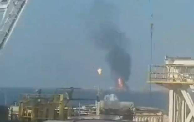 فیلم/ انفجار شدید درسکوی نفتی مکزیک