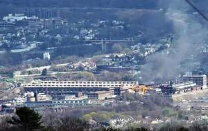 آتش‌سوزی در کارخانه مهمات در آمریکا