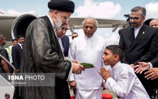 تصاویر سفر رئیس جمهور به سریلانکا  