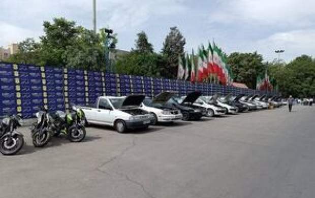 شبیخون پلیس آگاهی تهران به ۵۷ سارق خودرو