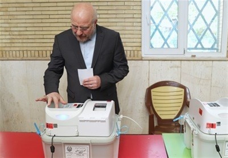 عکس قالیباف رای خود را ثبت کرد جهان نيوز