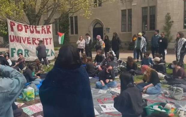 اعتصاب غذای معترضان در دانشگاه پرینستون آمریکا