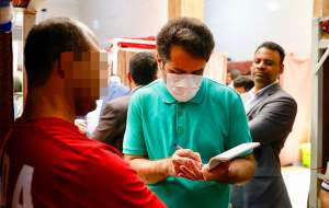 همسرش را خفه کرد و پشیمان شد!