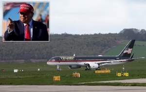هواپیمای شخصی ترامپ دچار سانحه شد