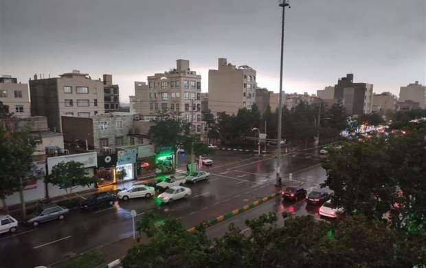 خیابان‌ها مشهد دوباره سیلابی شد +فیلم