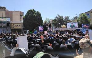 شکوه حضور در تشییع‌ شهید موسوی