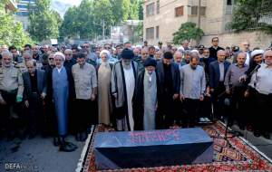 اقامه نماز بر پیکر همسر شهید صیاد شیرازی  <img src="https://cdn.jahannews.com/images/video_icon.png" width="16" height="16" border="0" align="top">