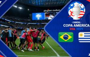 کوپا آمه‌ریکا/ خلاصه بازی اروگوئه - برزیل  <img src="https://cdn.jahannews.com/images/video_icon.png" width="16" height="16" border="0" align="top">